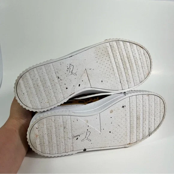 Puma Women's Carina Animal Mix Platform Cheetah Zeebra Stripe Sneakers 6.5 - Picture 6 of 7
